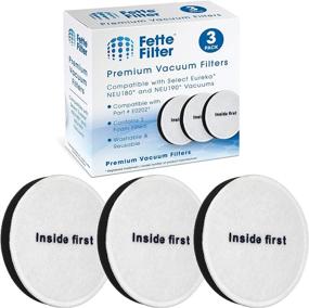 img 4 attached to Fette Filter - Eureka NEU180, NEU180C, NEU182A, NEU12CT, NEU186, NEU188, NEU190 Pre-Motor Foam Filters (Pack of 3)