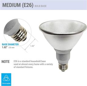 img 2 attached to High Power LED PAR38 Bulb - Pack K21471, 120V