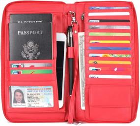 img 2 attached to Multi Purpose Passport Document Organizer Blocking Travel Accessories