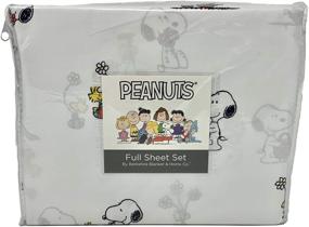 img 1 attached to 🐰 Easter Peanuts Snoopy and Woodstock Berkshire Queen Sheet Set with Eggs and Flowers!