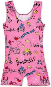 img 3 attached to 🦄 Gorgeous Gymnastics Leotards for Toddler Girls: Colorful Unicorn, Mermaid & Leopard! Perfect Dance Unitards!