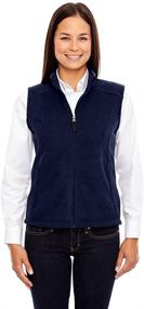 img 1 attached to Ash City Core 365 Ladies Journey Fleece Vest: Stylish and Comfortable Women's Outerwear