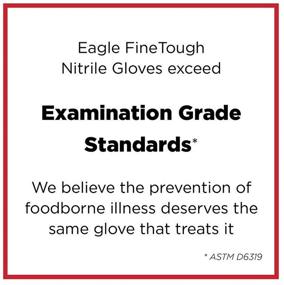 img 1 attached to 🦅 Eagle Protect FineTough Lightweight FDA Compliant Indigo Disposable Gloves: Premium Quality for Optimal Protection