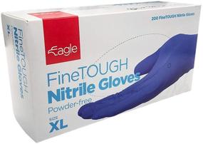 img 2 attached to 🦅 Eagle Protect FineTough Lightweight FDA Compliant Indigo Disposable Gloves: Premium Quality for Optimal Protection