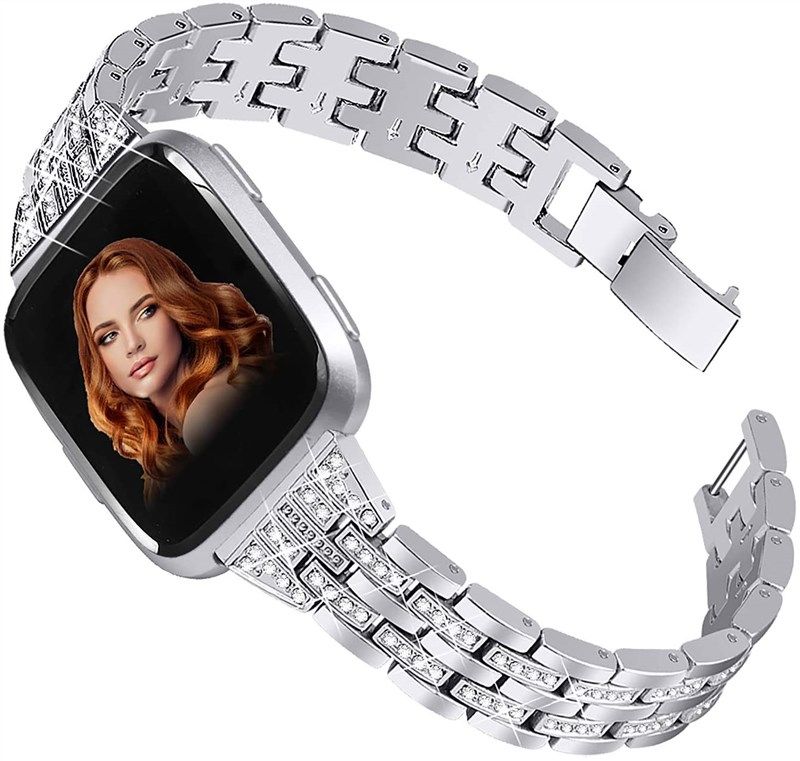 joyozy chic bling bands compatible with fitbit versa/versa 2/versa lite/versa se smartwatch wellness & relaxation 로고
