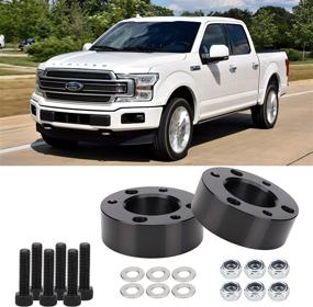 img 3 attached to 🔧 Премиум наборы для поднятия на 3 дюйма для Ford F150 2WD 4WD 2004-2020, высококачественные передние проставки под стойки, совместимые с F150