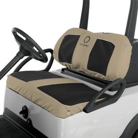 img 2 attached to 🏌️ Enhance Comfort and Style: Classic Accessories Fairway Golf Cart Neoprene Paneled Bench Seat Cover