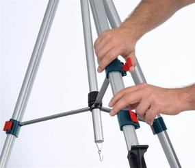 img 2 attached to 🔧 BOSCH Professional BT 250: Adjustable Legs Aluminum Elevator Tripod for Efficient Project Precision