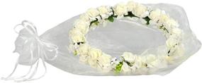 img 2 attached to 🌸 Adorable Flower Floral Headband: Delightful Headpiece for a Charming Look