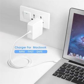 img 3 attached to 61W/65W USB Type C Power Adapter USB-C PD Charger for MacBook/Pro, Dell XPS, Lenovo Chromebook/Thinkpad, ASUS, HP Spectre, and More