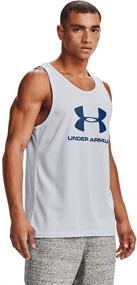 img 2 attached to 👕 Medium Men's Under Armour Sportstyle Black Shirts - Boost Your Active Style