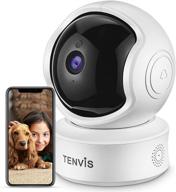 📹 внутренняя камера безопасности - камера tenvis для домашних животных 2k 3mp, двустороннее аудио, звук / ии обнаружение движения и автоматическое отслеживание, wifi pan/tilt baby monitor, ночное видение, облачное хранилище, работает с alexa логотип