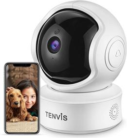 img 4 attached to 📹 Внутренняя камера безопасности - камера TENVIS для домашних животных 2K 3MP, двустороннее аудио, звук / ИИ обнаружение движения и автоматическое отслеживание, WiFi Pan/Tilt Baby Monitor, ночное видение, Облачное хранилище, Работает с Alexa