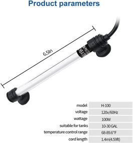 img 2 attached to Boxtech Submersible Aquarium Heater 100W