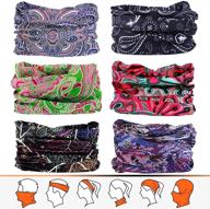 joeyoung multifunctional headwear: bandana, neck gaiter, head wrap, headband, balaclava, magic scarf logo