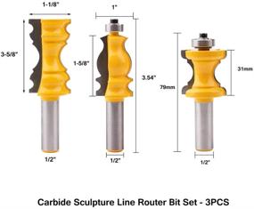 img 3 attached to 🔧 Woodworking Router for Architectural Bullnose Molding