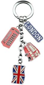 img 4 attached to 🔑 LUOEM Keychain Souvenir Keyring Charms: The Perfect Mementos and Stylish Accessories