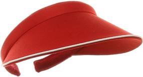 img 1 attached to MG Piping Clip On Visor Black Sports & Fitness and Team Sports