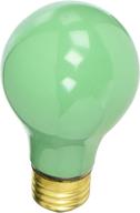 🌿 enhance your space with satco s4986 ceramic green 60 watt a19 incandescent light bulb logo