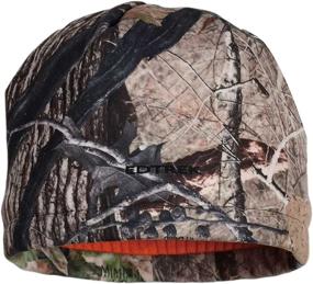 img 3 attached to Versatile EDTREK Waterproof and Windproof Camo Beanie: 🧢 Perfect Hunting Hat in Timber and Blaze Orange Camo