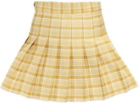 img 4 attached to 👗 Abberrki Women's School Uniforms: Fashionable Pleated Clothing for Ladies