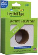 🧶 pellon easy knit tape - ek150 - 30 yard roll, 1.5 inches, white logo