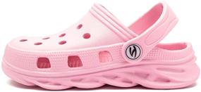 img 3 attached to 👟 HOBIBEAR Boys Girls Classic Graphic Garden Clogs: Slip-On Water Shoes for Breathable Comfort and Water Play