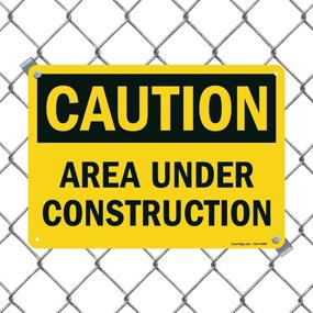 img 2 attached to 🚧 Caution Under Construction SmartSign: Durable Plastic Signage for Safety Measures