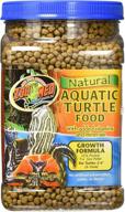30 oz growth formula natural aquatic turtle food by zoo med logo
