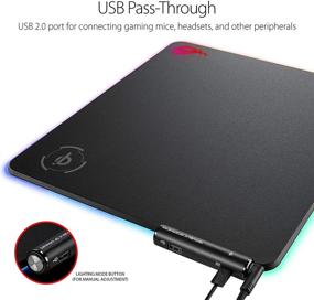 img 2 attached to ASUS ROG Balteus Qi Vertical Gaming Mouse Pad: Wireless Charging, RGB Lighting, Non-Slip Base