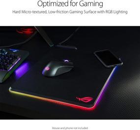 img 1 attached to ASUS ROG Balteus Qi Vertical Gaming Mouse Pad: Wireless Charging, RGB Lighting, Non-Slip Base