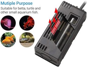 img 1 attached to 🐠 NICREW Submersible Aquarium Heater with Digital Temperature Display and Adjustable External Controller - Ideal for Freshwater & Saltwater Tanks