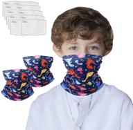 🧣 окончательная защита и стиль: дышащая защитная балаклава и модные шарфы для девочек логотип