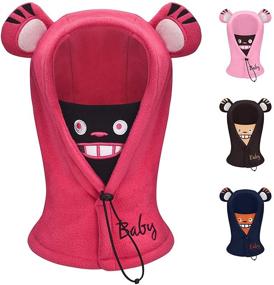 img 4 attached to 🧣 ChinFun Balaclava: Stay Warm and Protected with Adjustable Windproof Girls' Accessories in Cold Weather