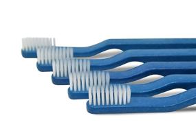 img 3 attached to 🪥 SimpliGOOD Toothbrushes - Soft Ultra-Fine Bristles, BPA-Free Plant Based Plastic Toothbrush - 5 Count, Blue