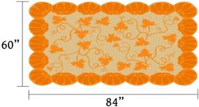 img 3 attached to Скатерть к празднику благодарения с тыквами, обложка стола, урожай