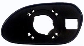 img 1 attached to 🚗 Ford Taurus, Mercury Sable Mirror Glass with Backing Plate - Fit System, Passenger Side, Non-Heated, 3.875" x 6.9375" x 7.25