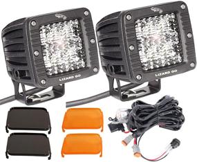 img 4 attached to LIZARD GO LED Pods Light With Wiring Harness Kit-2Pack