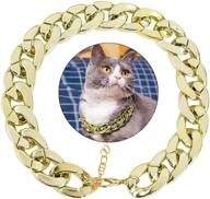 🐾 legendog dog neck chain pet collar: fashionable plastic chain necklace for cats and dogs logo