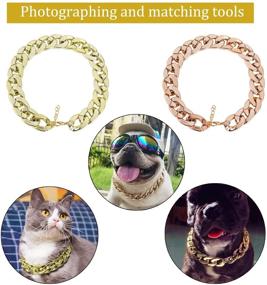 img 2 attached to 🐾 Legendog Dog Neck Chain Pet Collar: Fashionable Plastic Chain Necklace for Cats and Dogs