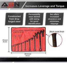 img 1 attached to 🔧 ABN Combination Wrench Set: Versatile Industrial Power & Hand Tools – Spanner Set for Efficient Repairs