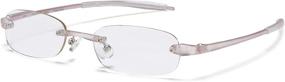 img 4 attached to 👓 Visualites Pearl Frame Reading Glasses with Clear Lens, 2.50 Strength - Stylish and Functional Eyewear for Enhanced Reading Experience
