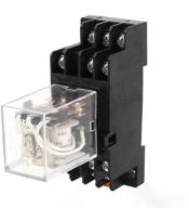 🔌 uxcell ac 24v coil 11 pins 3pdt electromagnetic power relay with socket base - high performance & versatile logo