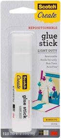 img 1 attached to Scotch Restickable Stick 3 Pack 6307 3