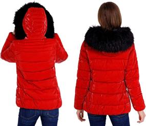 img 3 attached to Bellivera Womens Lightweight Puffer Jacket: Stay Warm in Style with Quilted Bubble Padded Hood Coat & Faux Fur Collar