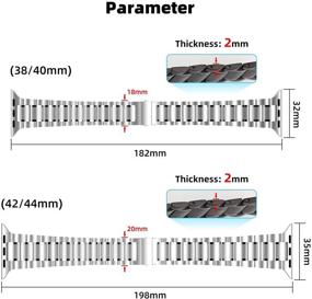 img 2 attached to Обновленный браслет из нержавеющей стали, совместимый с FiNESTONE
