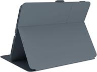 📱 speck products balancefolio case for ipad pro 12.9” (2018-2021) - stormy grey/charcoal grey logo