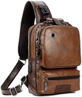 🎒 retro external earphone backpack: stylish vintage daypack for casual adventures logo