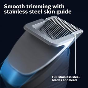 img 1 attached to 🧔 Philips Norelco Ultimate Beard and Hair Trimmer Series 9000: Precision Cordless Trimming at its Best (BT9810/40)