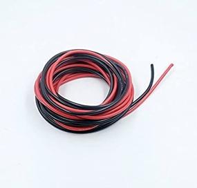 img 4 attached to 🔌 16-Gauge Silicone Wire 20 Feet - HobbyUnlimited [10ft Black & 10ft Red] Soft & Flexi 16 AWG Silicone Wire - 252-Strand Copper Wire